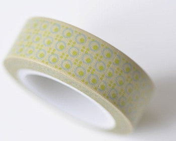 Green Washi Tape 15mm Wide x 10M Roll A12074