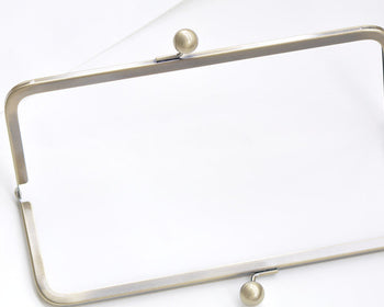 25cm (10") Retro Metal Purse Frame / Handle Purse Frame 25cm x 9cm