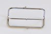 Silver Purse Frame Two Bag Purse Frame Glue-In Style 16 x 5cm