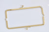 18 x 5.5cm Light Gold Purse Frame Handle Purse Frame Glue-in Style