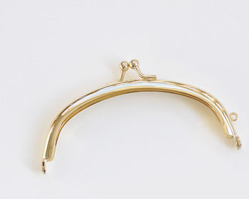 11cm ( 4 ") Half-Round Gold Purse Frame