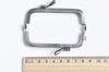 8.3cm Gunmetal Glue-In Mini Purse Frame 8.3cm x 3cm (3 1/2" x 1")