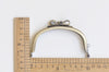 10.5cm Metal Purse Frame Butterfly Knot Bag Hanger Matte Gold And Bronze Two Colors