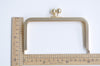15.5cm Matte Gold Purse Frame Glue-In Style 15cm x 8.5cm ( 6" x 3 1/3")