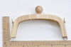 21cm ( 8") Retro Purse Frame Wood Handle Purse Frame With Screws  21 x 9cm