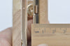 20.5cm Retro Purse Frame Wood Handle Purse Frame With Screws Four Colors