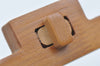 22.5cm ( 9") Retro Purse Frame / Large Wood Handle Purse Frame With Screws 22.5cm x 12cm