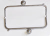 25cm (10") Retro Metal Purse Frame Glue-In Handle Purse Frame Silver, Bronze, Gunmetal Black 25cm x 9cm