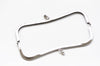 23cm Silver Purse Frame Handle Glue In Bag Hooks 23 x 7cm  ( 9" x 2.7")