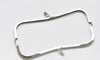 23cm Silver Purse Frame Handle Glue In Bag Hooks 23 x 7cm  ( 9" x 2.7")