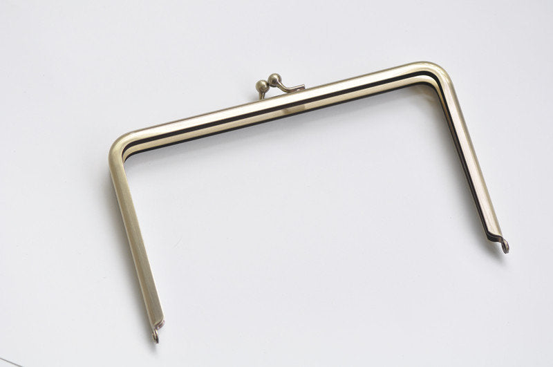 20cm Retro Purse Frame Bronze Metal Bag Hanger 20x15cm