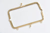 Light Gold Purse Frame With Screws 20cm x 7cm