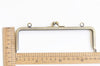 18cm Bronze Purse Frame Rectangular Purse Frame With 2 Loops 18cm x 6cm ( 7"x 2 1/2" )