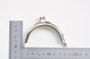 8cm Purse Frame Wedding Bag Clutch Sewing Purse Frame Silver Color