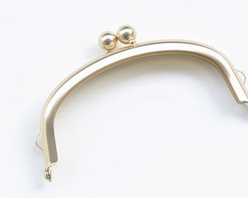 10.5cm Purse Frame Bag Hanger Matte Gold Color