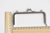 12.5cm (5") Silver Purse Frame Bag Hanger Wedding Bag Glue-In Style