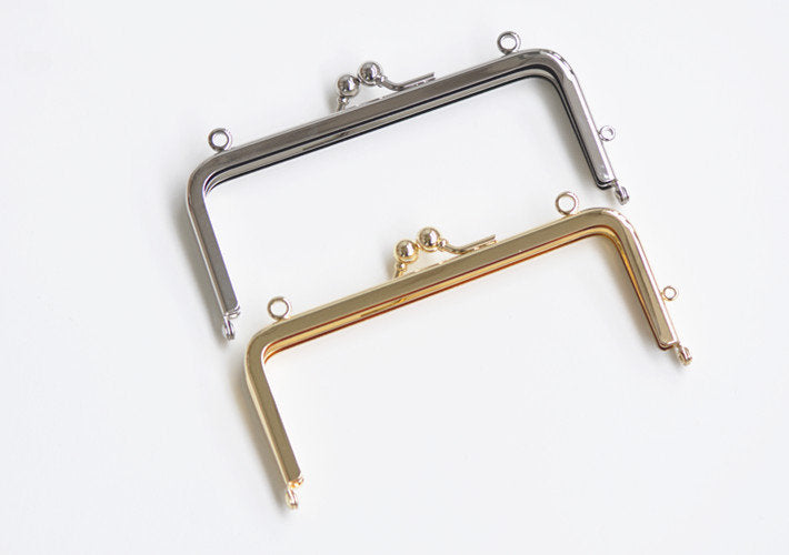 12.5cm Purse Frame Bag Hanger Wedding Bag Glue-In Style Silver And Gold