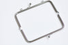 18.5cm Silver Tube Purse Frame Clutch Bag Purse Frame Glue-In Style 18.5cm x 8cm