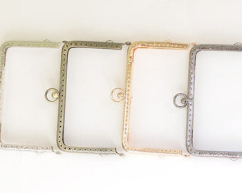 Sewing Purse Frame Bronze / Light Gold/ Gunmetal Black 13 x 8cm (5x3 inch)