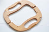 25cm ( 10") Retro Purse Frame / Large Wood Handle Purse Frame With Screws Pick Size