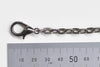 6mm Gunmetal Purse Frame Bag Chain O Chain With Two Lobsters