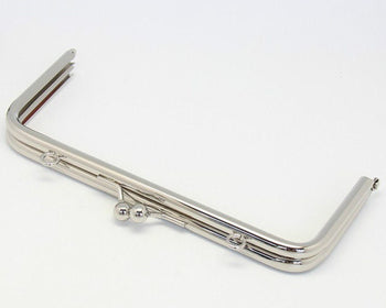 7"(18.5cm) Purse Frame Brushed Brass Bag Hanger Clutch Purse Frame 18.5cm x 8cm