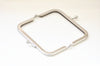 10cm (4.1") Silver Purse Frame Glue-In Style 10x5cm