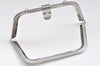 26cm (10") Retro Brushed Silver Bag Purse Frame With Screws