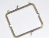 6" Bronze Metal Purse Frame Handle Purse Frame Glue-In Style 15x7cm