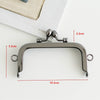 10.5cm Retro Purse Frame With Screws Oval Kiss Lock / Round Kiss Lock Pick Color