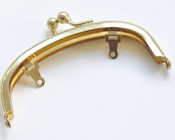 10.5cm Vintage Gold/Silver Purse Frame Bag Hanger Glue-In Style Pick Color