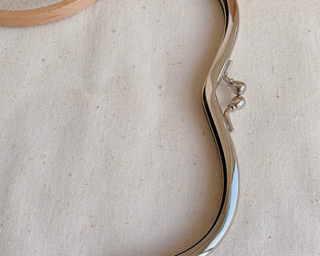 Glass Purse Frame / Handle Frame 18cm x 5.5cm Pick Color