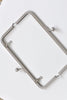 7" Brushed Silver Purse Frame Clutch Bag Purse Making Supplier 19cm x 6.5cm ( 7" x 2")