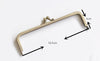 16.5cm( 6 1/2") Antique Bronze Metal Purse Frame Glue-In Style 16.5x5cm(6.5"x2")