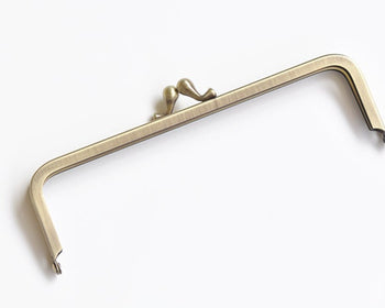 16.5cm( 6 1/2") Antique Bronze Metal Purse Frame Glue-In Style 16.5x5cm(6.5"x2")