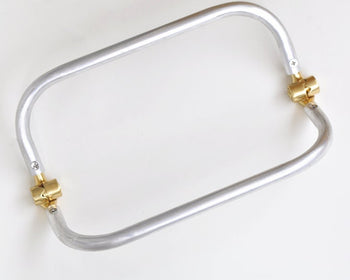 Doctor Bag Frame Aluminium Tube Purse Frame Bag Frame Hardware 19cm/25cm