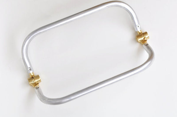 Doctor Bag Frame Aluminium Tube Purse Frame Bag Frame Hardware 19cm/25cm