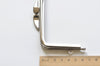 4" ( 11.5cm) Silver Purse Frame Kiss Lock Bag Purse Frame Glue-In Style 11.5cm x 6.8cm