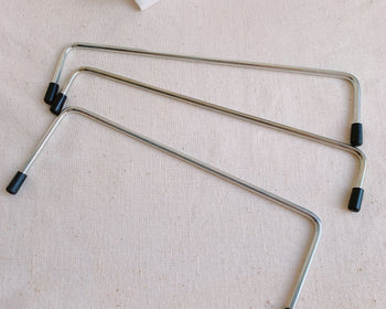 One Pair Internal Purse Frame Rectangular Internal Wire Frames 18cm/20cm Pick Size