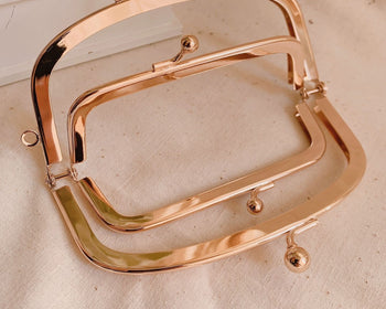12.5cm Purse Frame Glue-in Style Bag Hanger Double Purse Frame Pick Color