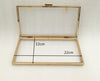 Box Purse Frame Clutch Bag Glue-in Style 22cm x 12cm ( 8" x5") Pick Color