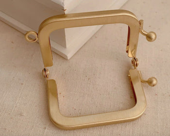 Small Purse Frame Mini Coin Purse Frame 5.5cm x 3.8cm Bronze/Brushed Gold
