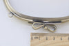 Bronze Purse Frame With Butterfly Knot Closure With Screws 12.5cm x 5.5cm