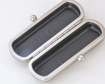 10cm(4") Lipstick Box Purse Frame  Matte Silver Mini Clutch Bag Glue-In Purse Frame 5 Pieces A Pack