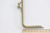 15.5cm x 5.5cm Bronze Purse Frame Clasp Glue-In Style