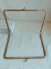 22cm Purse Frame Bronze High Feet Bag Frame 22cm x 16cm