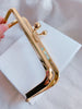 13cm Gold Purse Frame Bag Hanger Glue-in Style 13cm x 5cm