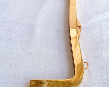 21.5cm( 8 1/2") Golden Color Purse Frame Come With Screws 21.5cm x 8.5cm
