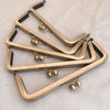 5pcs Bronze Rectangular Purse Frame With Handle 17cm x 6cm