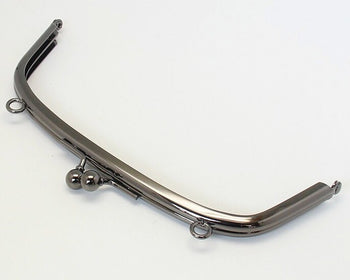 18cm ( 7") Gunmetal Black Purse Frame Clutch Bag Hanger With Screws Purse Frame